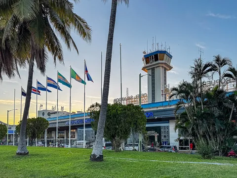 Landside terminal at El Salvador International Airport