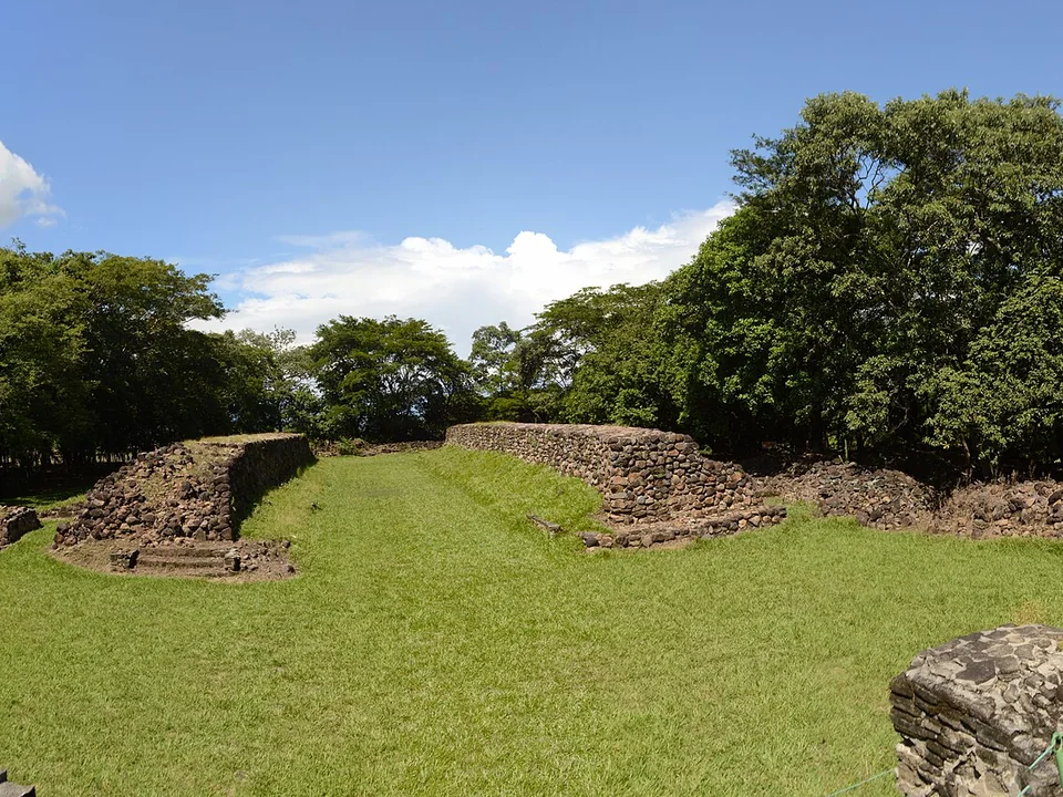 Main ball court at Cihuatán Archaeological Park
