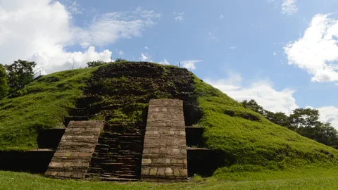 Main pyramid at Cihuatán Archaeological Park